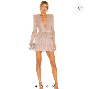 Sabina Musayev X REVOLVE Carry Mini Dress in Blush